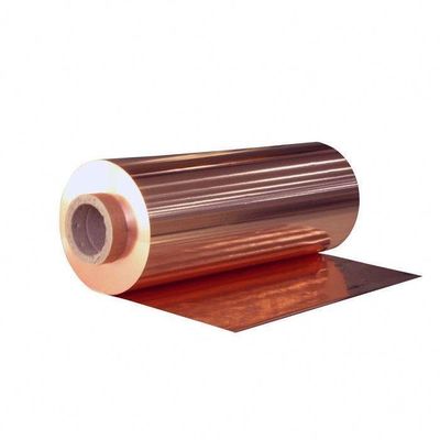 1 mm-2500 mm largeur bande de cuivre bobine de cuivre de 0,013 pouces pour le service de traitement