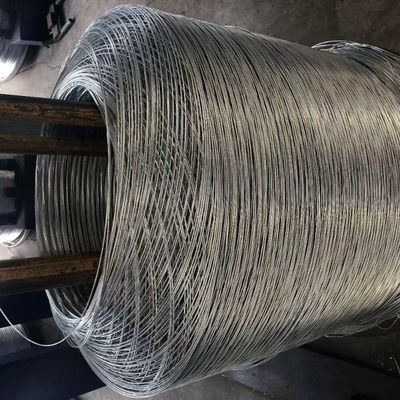 Fil de cordage en boucle compétitif avec fil d'acier galvanisé de calibre 24 et technique électro galvanisée