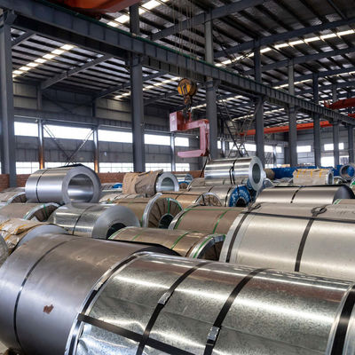Dx51d Dx52d Dx53d Coil d'acier galvanisé à chaud recouvert de zinc Gi Direct basé sur la technique de laminage à froid et une tolérance de ± 1%