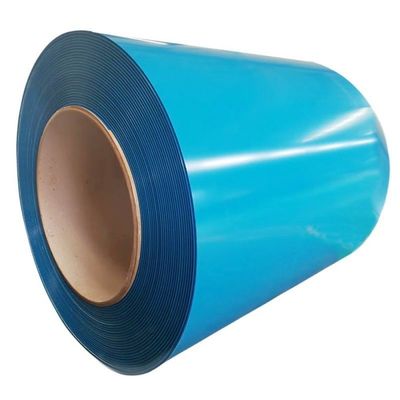 Matériau d'assurance PPGI bobines en acier revêtu de couleur bobine RAL9002/9006 avec largeur 600-1250 mm et revêtement Z121-Z180