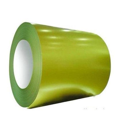 Coil d'acier galvanisé recouvert de couleur prépeint et le plus populaire pour la fabrication de feuilles ondulées de largeur 600-1250 mm
