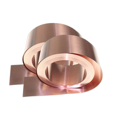 Tissu en cuivre non allié en bobine de cuivre de 8 mm Matériaux premiers à largeur personnalisable