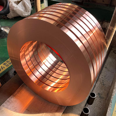 Coil de cuivre de largeur personnalisée pour les applications industrielles Largeur 1 mm-2500 mm ou selon les exigences