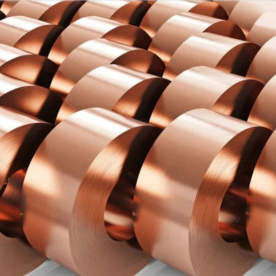 Coil de cuivre de largeur personnalisée pour les applications industrielles Largeur 1 mm-2500 mm ou selon les exigences