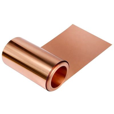 Matériaux premiers bobine de cuivre rouge de largeur de 1 mm à 2500 mm selon les exigences du client