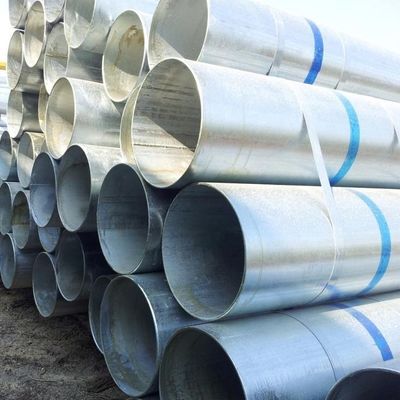Pipe ronde d'acier galvanisé dur avec des tests stricts et une assurance basée sur la technique de laminage à froid