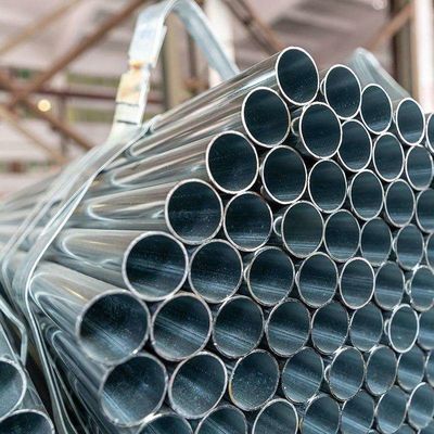 Pipe ronde d'acier galvanisé dur avec des tests stricts et une assurance basée sur la technique de laminage à froid