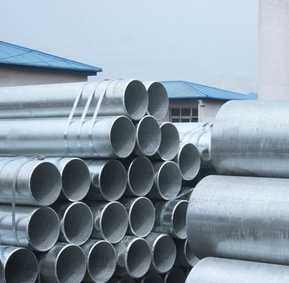 Pipe ronde d'acier galvanisé dur avec des tests stricts et une assurance basée sur la technique de laminage à froid