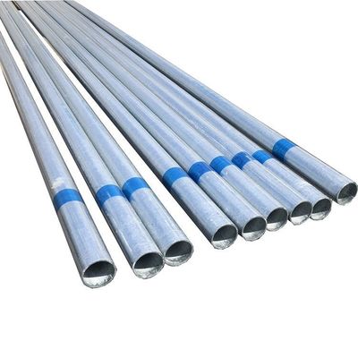Pipe d'acier galvanisée Spangle régulière par tonne avec option légèrement huilée de fabricants réputés