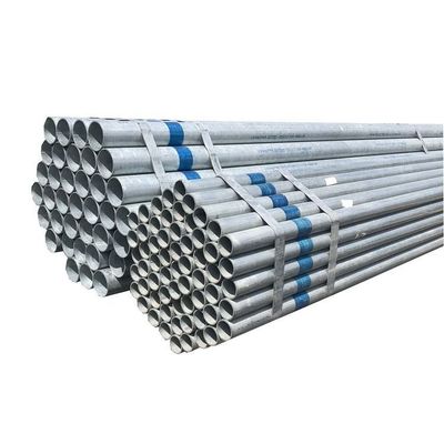 Service de coupe Pipe en acier galvanisé ASTM Pré acier ronde forme T avec passage de peau et assurance de test stricte