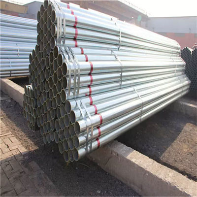 Service de coupe Pipe en acier galvanisé ASTM Pré acier ronde forme T avec passage de peau et assurance de test stricte