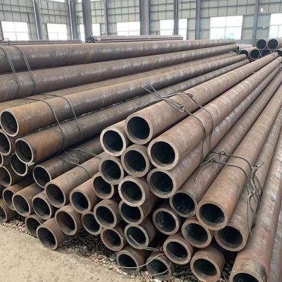 Traitement non huilé OEM Custom Q195 Q215 Q235 SS400 S235 astm 4130 tuyau sans soudure en acier au carbone avec poinçonnage Non huilé