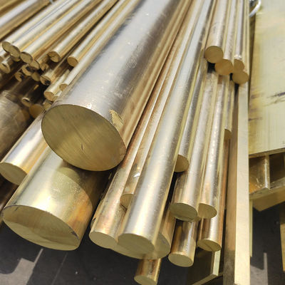 Barres en cuivre de 10 mm pour le service de flexion dans l'industrie de la décoration