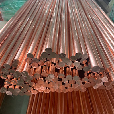 Barres en cuivre de 10 mm pour le service de flexion dans l'industrie de la décoration