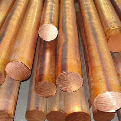 Barres de cuivre rondes et matières premières pour les fournisseurs spécialisés dans l'industrie de la décoration