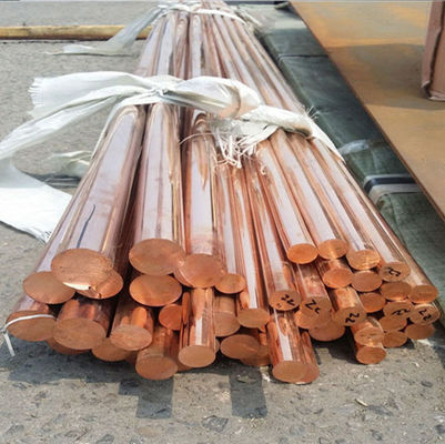 Barres de cuivre rondes et matières premières pour les fournisseurs spécialisés dans l'industrie de la décoration