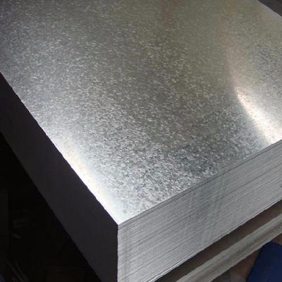 Dx51d Dx52d Dx53d Plaque d'acier galvanisé revêtue de zinc avec une tolérance de ± 1% et service de traitement de décoiling