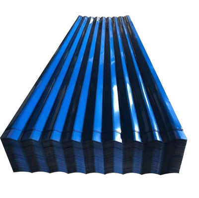 RAL Couleur 28 Gauge tôle de toiture en acier ondulé pour la production personnalisée de tôles ondulées à l'usine