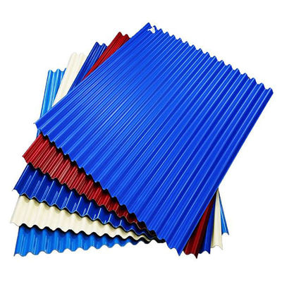 Service de perforation sur mesure Z41-Z60 tôle d'acier ondulé revêtue de différentes couleurs