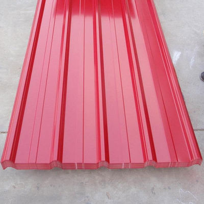 EN Plaque d'acier galvanisé standard avec corrugation et tolérance ± 1% de personnalisation