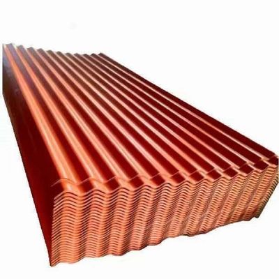 Coil de tôles d'acier galvanisé ondulé avec revêtement Z41-Z60 Service de personnalisation et de découpe