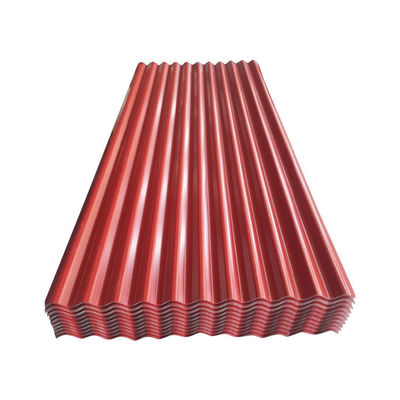Personnalisation en tôle ondulée galvanisée de calibre 10 avec couleur RAL et épaisseur 0,14-0,20 mm