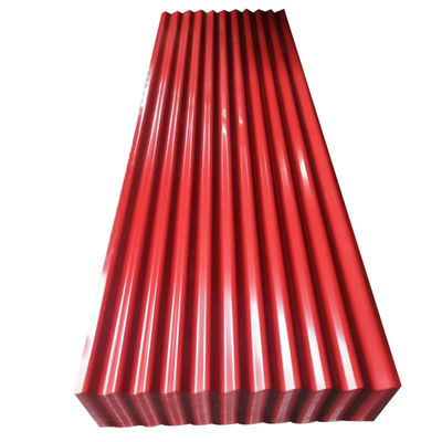 Personnalisation en acier galvanisé revêtu en acier ondulé revêtu de 3601-3660 mm de longueur et de service de soudage