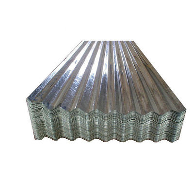 Plaques de toiture en acier ondulé galvanisé à l'angle régulier pour revêtements de sol métalliques fabriqués directement