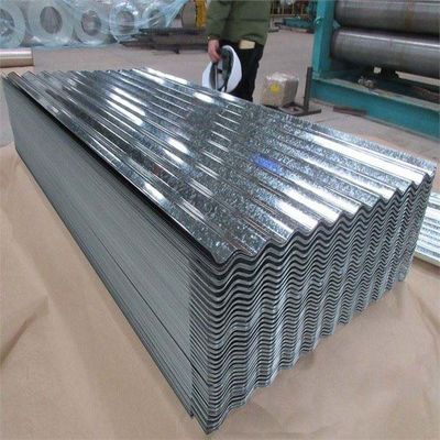 Plaques de toiture galvanisées en zinc ondulé avec service de traitement par perçage et spangle régulier provenant de l'approvisionnement direct