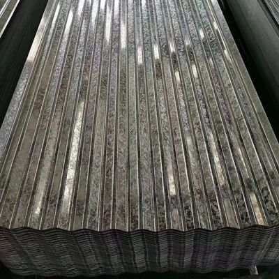 Plaques de toiture galvanisées en zinc ondulé avec service de traitement par perçage et spangle régulier provenant de l'approvisionnement direct
