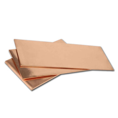 Plaque de cuivre non alliée d'une tonne de 20 à 2500 mm de largeur Sélection Vente directe