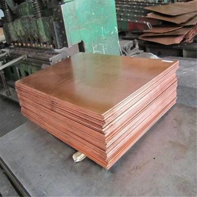 A2000 Plaque de cuivre contenant 99% de Cu Min et une largeur de 20 à 2500 mm