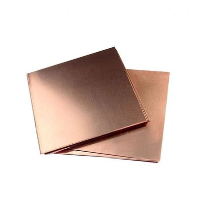 Plaque de tôle en cuivre en laiton de haute qualité avec Cu Min 99% largeur 20~2500mm