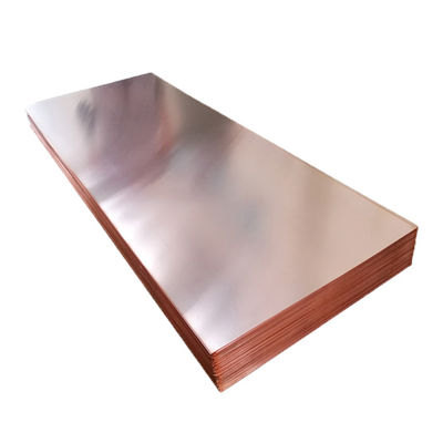 Plaque de haute pureté Cu Min 99% pour l'efficacité des achats B2B Largeur 50mm~2500mm