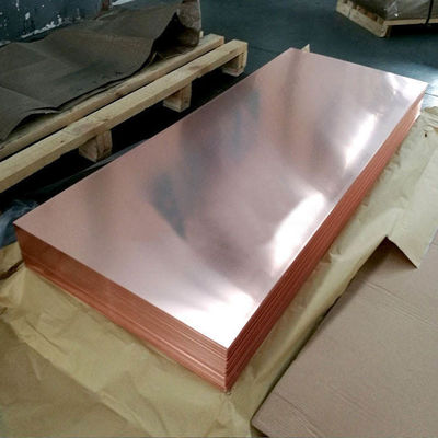 Plaque de cuivre pur de 20 à 2500 mm pour l'industrie de la décoration à partir de cuivre de qualité